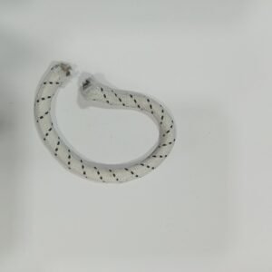 Polyester Draw Cord 5MM White & Black
