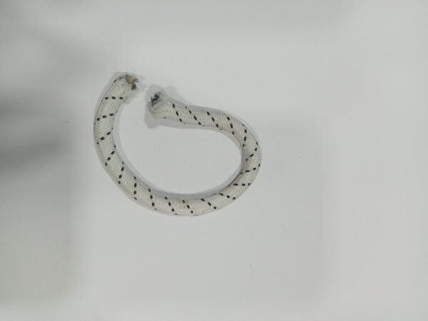 Polyester Draw Cord 5MM White & Black