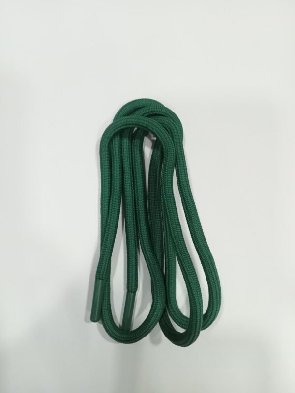 Draw Cord with Plastic Tipping in Green Color Length 120.5 & 123.5 CM