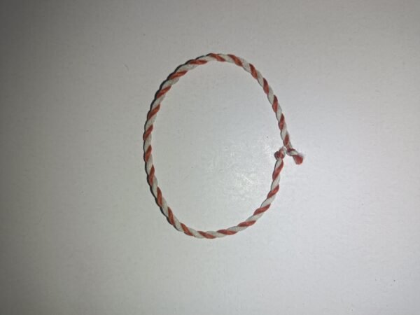 Hang tag string White & Red Twisted in yard - Image 2