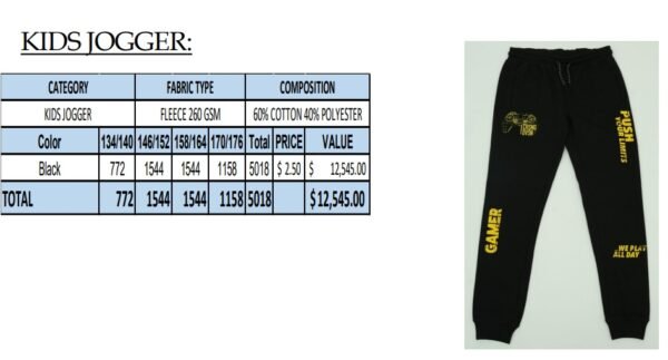 Kids Fleece Jogger - Fresh Shipment - Image 2