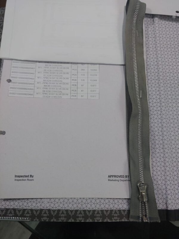 Silver Zip 5# - Image 2