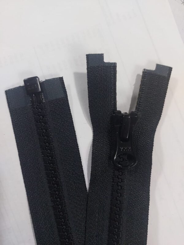 YKK - Plastic Zip - Open End - Black
