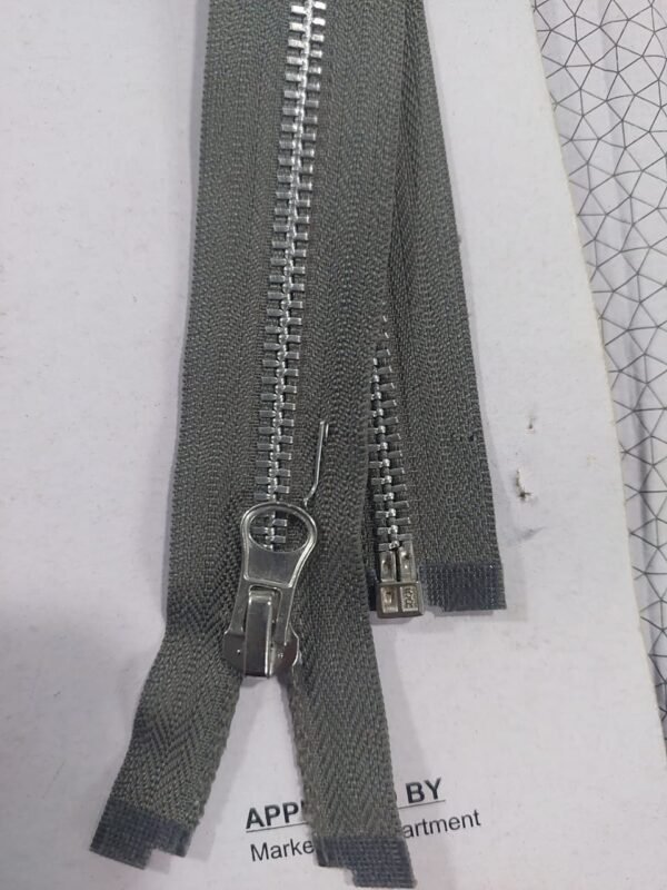 Silver Zip 5#